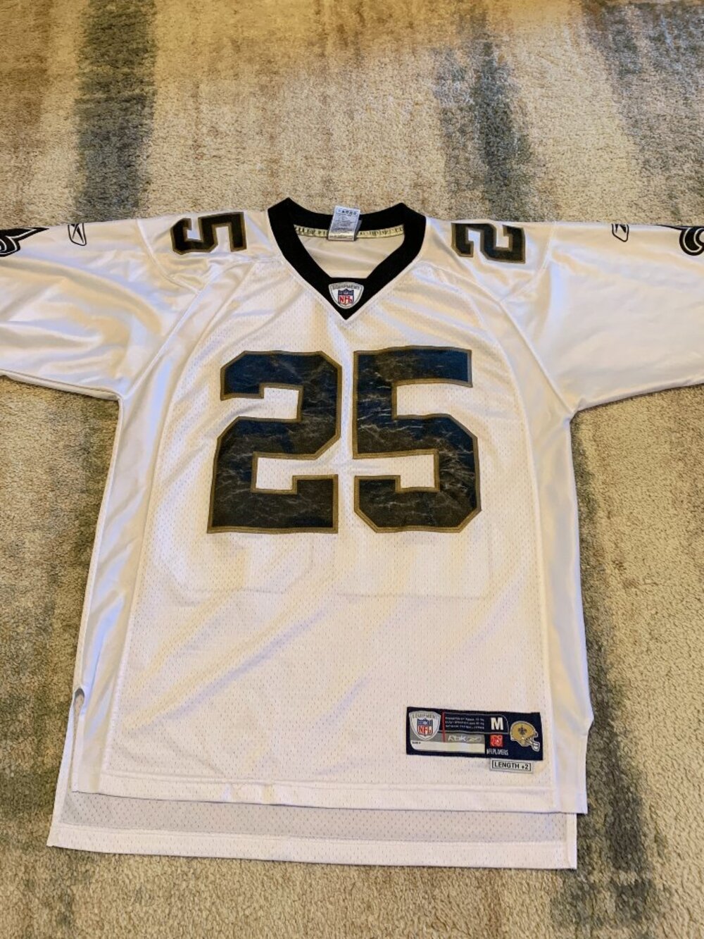 Reggie Bush New Orleans Saints Jersey Reebok NFL Football #25 Size M
